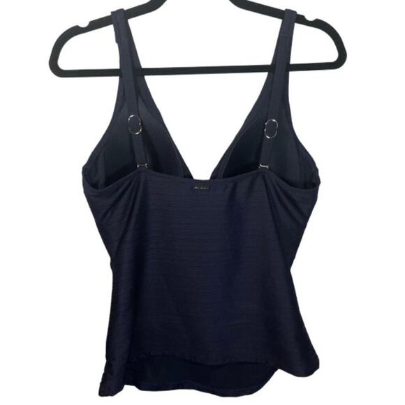 SEA LEVEL Cross Front Tankini Top, Navy, Size 12, NWOT - Picture 3 of 6